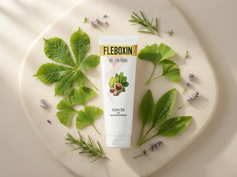 Fleboxin — żel na żylaki z naturalnymi składnikami: kasztanowiec, miłorząb japoński, babka lancetowata i mentol