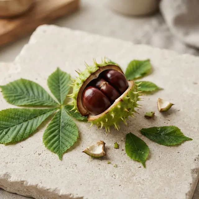 Ekstrakt z kasztanowca (Aesculus hippocastanum) — składnik żelu Fleboxin